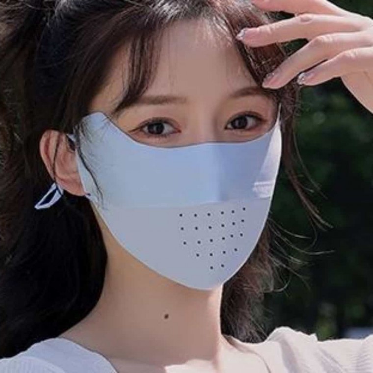 숨구멍 골프마스크 2p 여름안면마스크 자외선차단쿨마스크 햇빛차단마스크