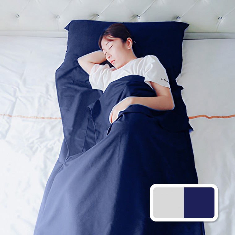 캠핑 휴대용 침낭 라이너 침구 여행용 차박 1인용