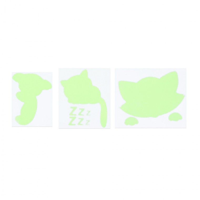 전원스위치 야광 데코스티커 여우