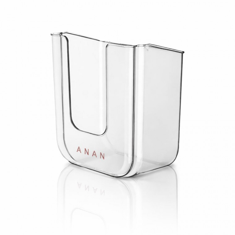 ANAN 투명 아크릴 벽부착 물티슈 수납 케이스