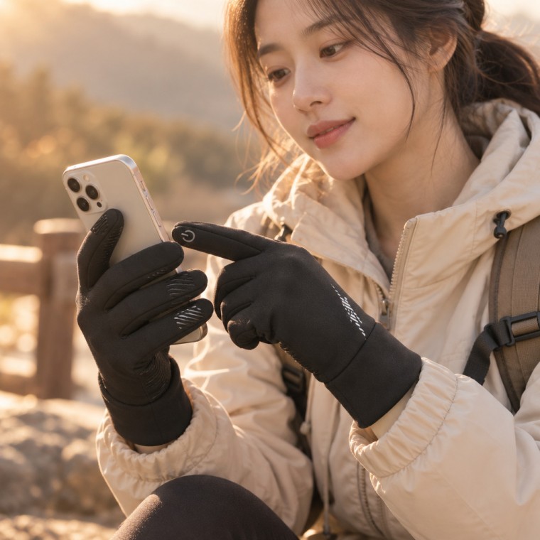 터치 글러브 자전거 바이크 야외 방한 장갑 논슬립