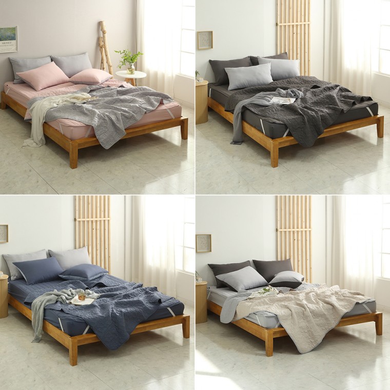 8 Colors 가성비 이불 겸 패드 항균 스프레드 S/SS D/Q