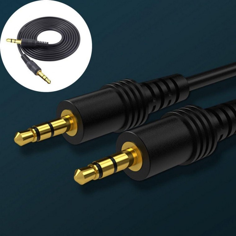 스테레오 오디오 케이블 3M 튼튼한 음향 연결선 3.5mm 이어폰 전원 스피커 마이크