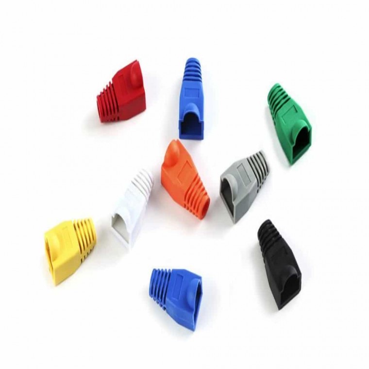 RJ45 보호캡 100개 단선방지보호캡 컬러랜선보호캡 인터넷선보호캡