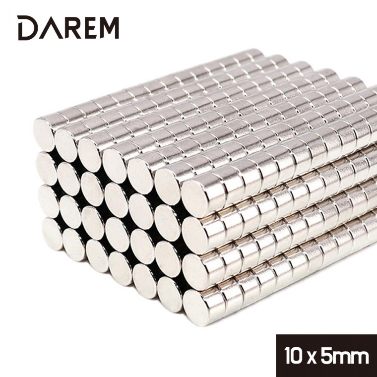 10P 초강력 네오디움 원형자석 10x5mm 미니 자석 패치 공예 보드판 메모 고정
