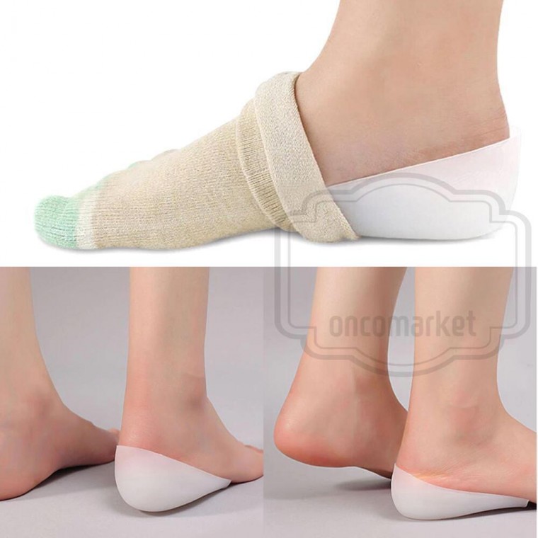 키높이 깔창 2p 반깔창 티안나는 운동화 실리콘 뒤꿈치
