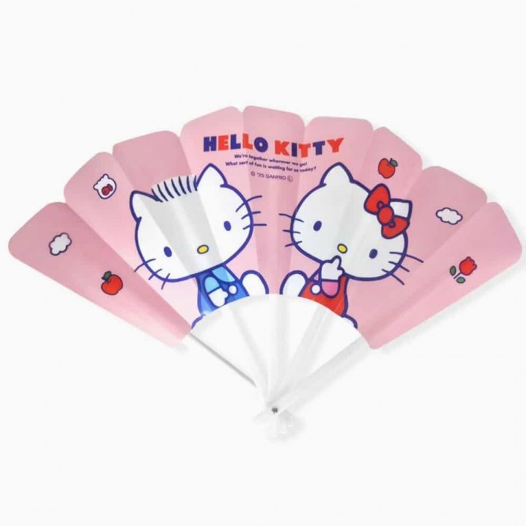 헬로키티부채 디자인부채 여름부채 플라스틱부채