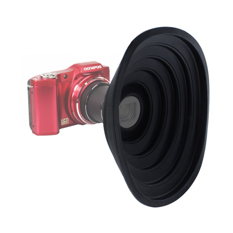 카메라 렌즈 후드 스커트 30mm 50mm 커버 반사광 방지 촬영