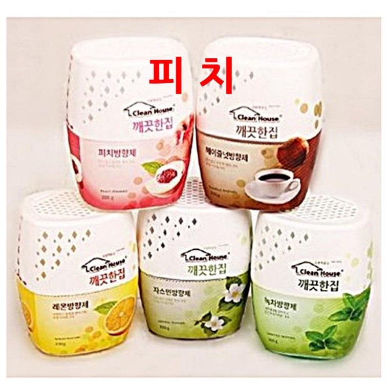 냄새제거제 클린하우스방향제 피치향 2개 제습 피치향 악취제거