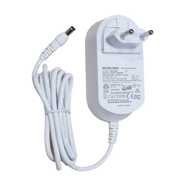 DC 12V 4A 어댑터 화이트 CE PSE FCC 모니터 LED조명 피아노 전원 벽걸이형