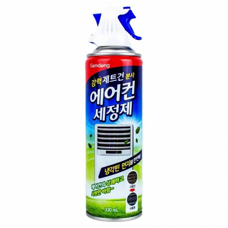 청개구리(감동) 에어컨 세정제 강력 제트건 분사 330ml