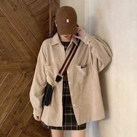 코듀로이 데일리 여성 빈티지 셔츠자켓 SSH-173