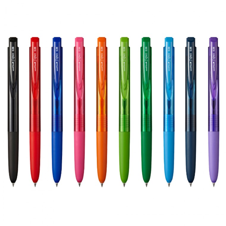 미쯔비시 유니볼시그노 노크식 UMN-155-38 0.38mm 노크식 볼펜 필기구