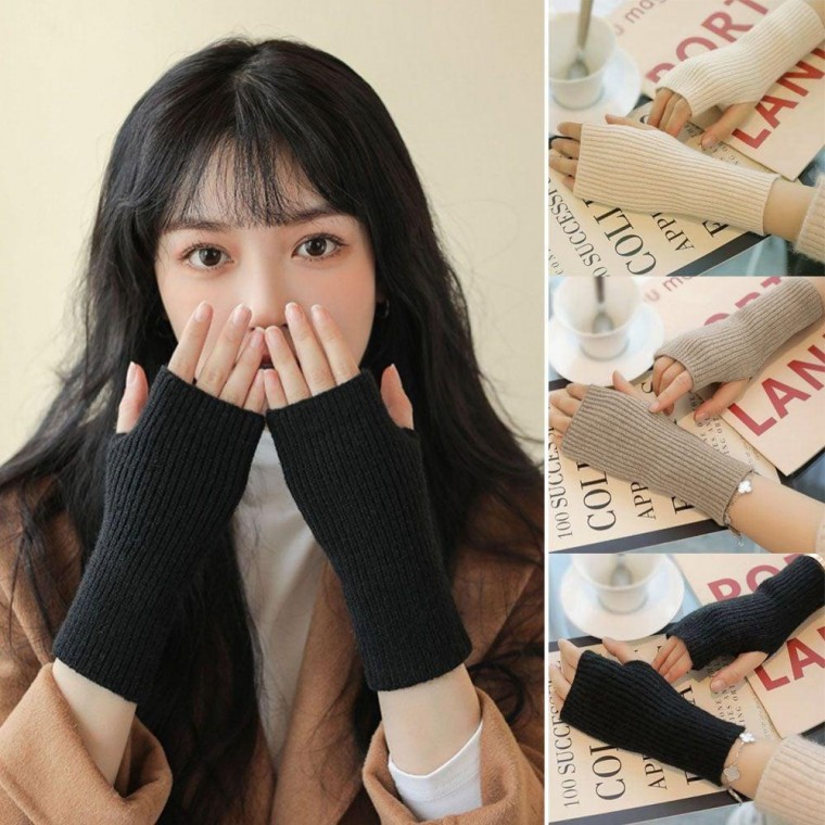 남성 여성 직장 사무실 외출 패션 손목 토시 핸드 워머 남녀 공용 꽈배기 팔워머 손토시