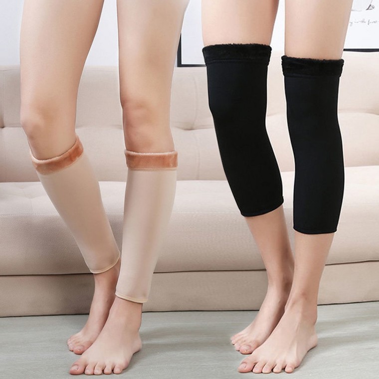 남자 여자 겨울 방한 용품 무릎 종아리 발목 털 융 기모 방한 아대