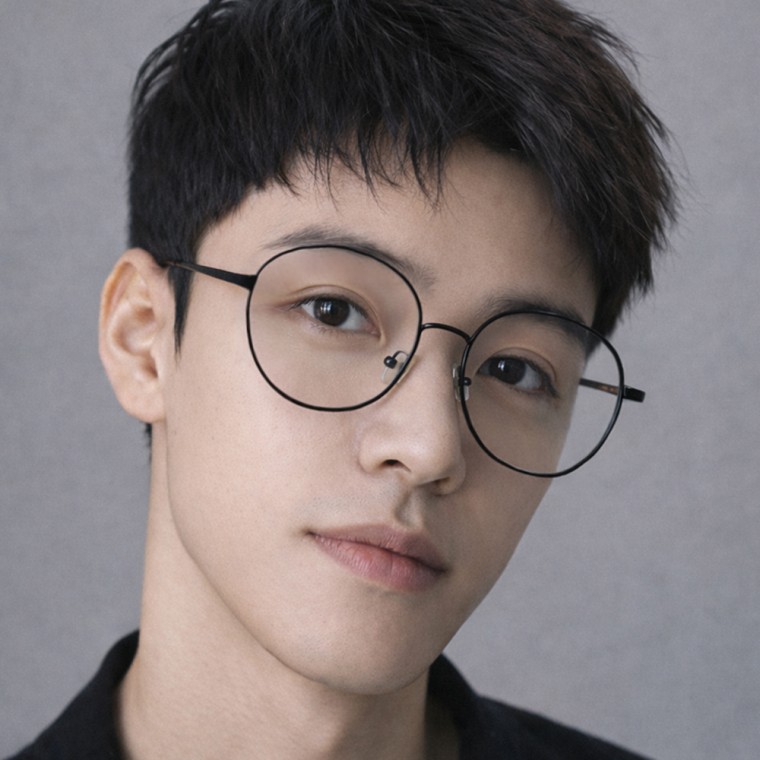 남자 패션안경 눈보호 블루라이트 얇은 금테 라운드 안경 4컬러