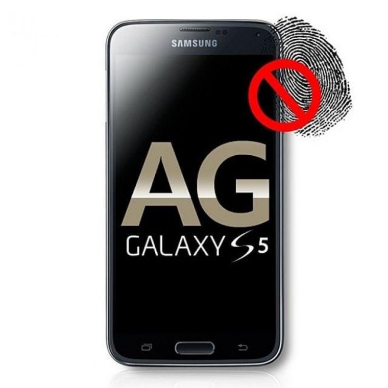갤럭시S5 지문 방지 액정 보호 필름 GALAXY 블랙 라벨