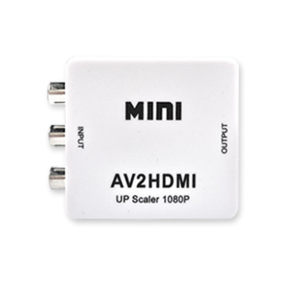 HD-V03 AV to HDMI 컨버터 3RCA를 HDMI로 변환 KC인증