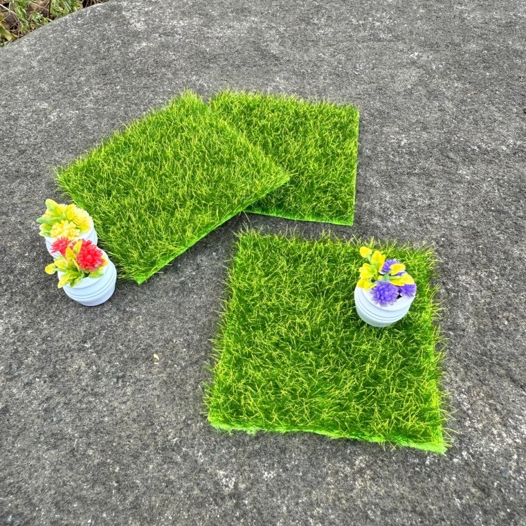 7.5cm x 7.5cm 미니 인조잔디 3P세트