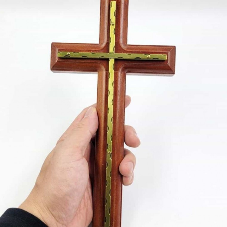 벽걸이십자가 예수 교회 장식