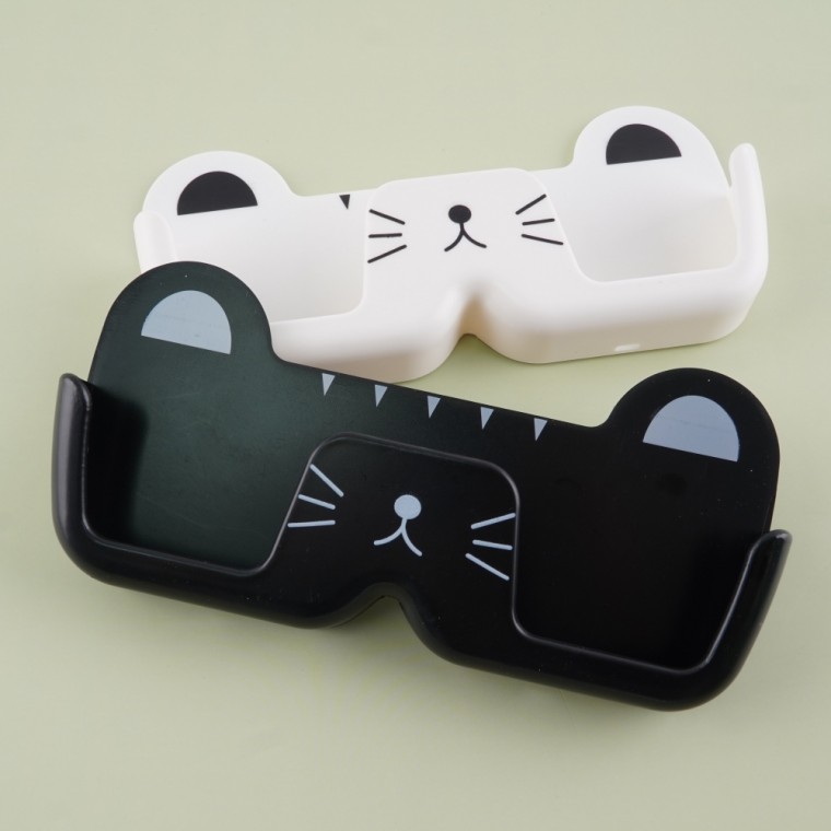 고양이 안경 보관함 욕실 차량 침실 접착식 벽걸이 거치대 수납