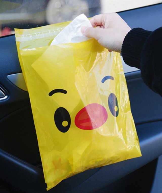 일회용 휴지통 정리 책상 붙이는 소품 휴지통 15장 차량용 캐릭터 세트