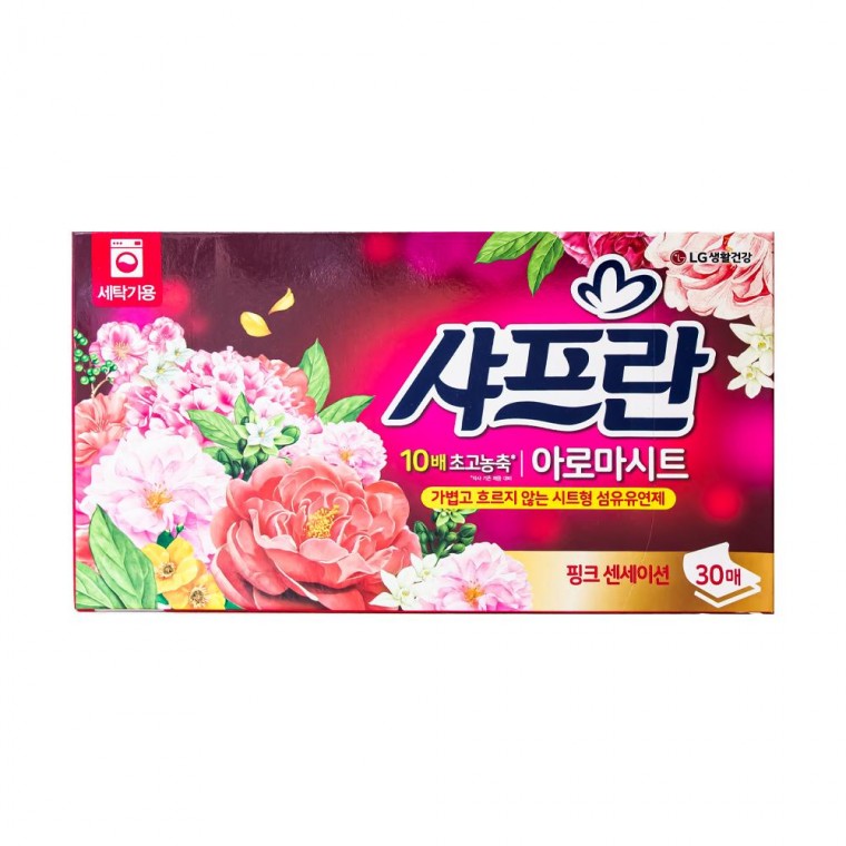 샤프란 세탁기용 아로마시트 30매 후레쉬드림