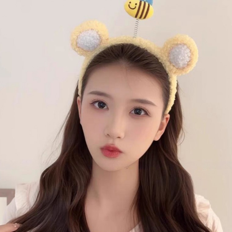 딸기곰 꿀벌곰 동물 머리띠 생일 파티 놀이공원 행사
