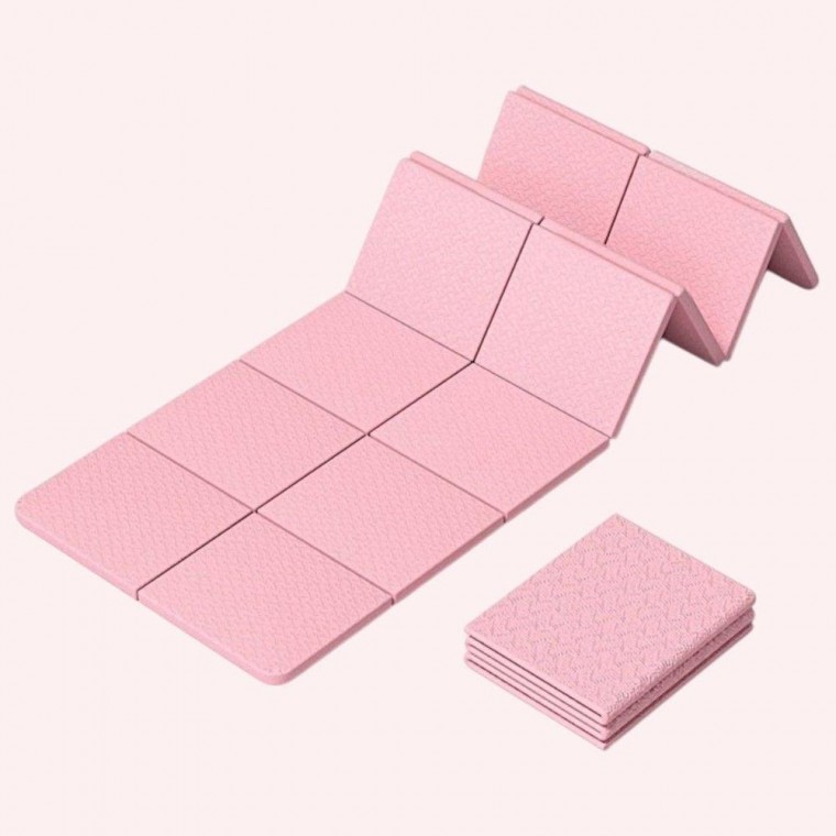휴대용 접이식 운동 요가 필라테스 매트 홈트