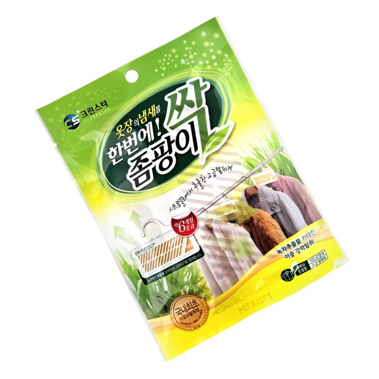 크린스타 좀팡이싹 옷장용1P (시트로넬라)방충 제습제