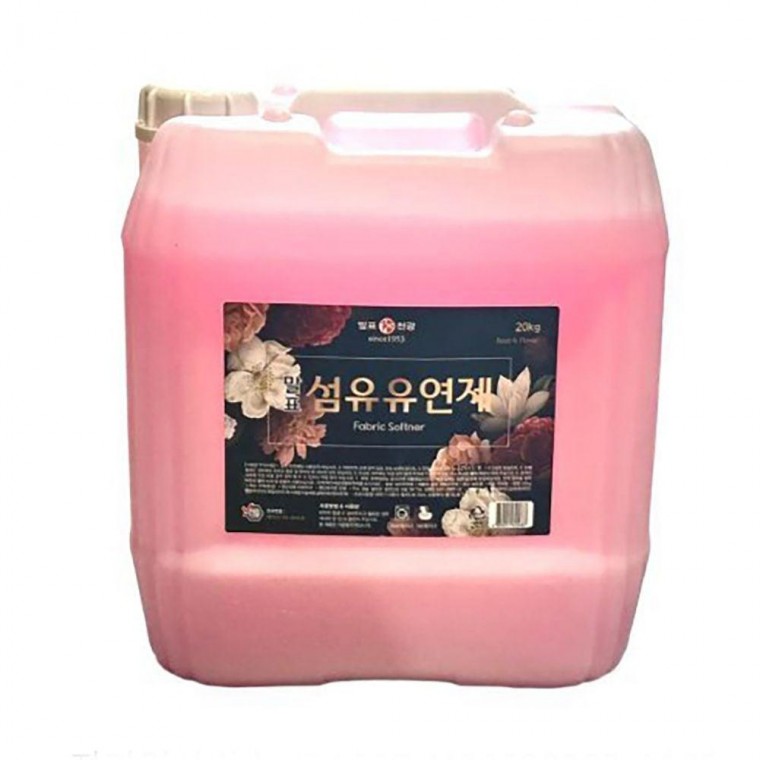 업소 세탁소 대용량 섬유 유연제 말통 20 kg 시트형 드라이 건조기용 생활 잡화 세제