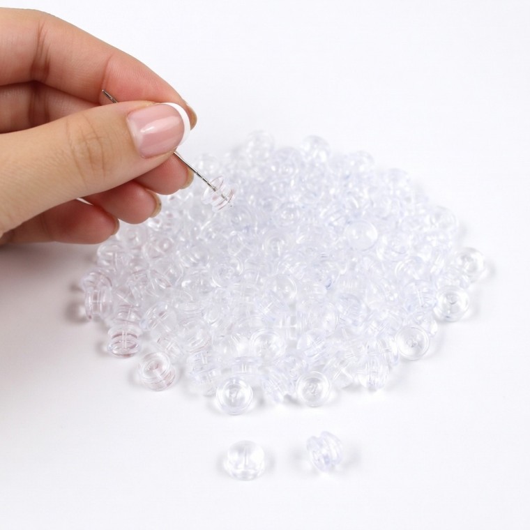 실리콘 귀걸이 클러치 5mm 침귀걸이 교체 고무 악세사리 뒷마개