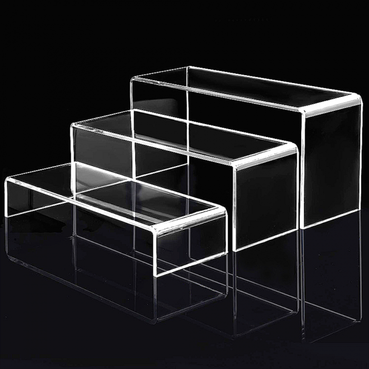 투명 아크릴 디스플레이 선반 20x8cm