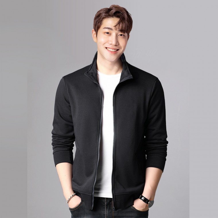 남자 봄 트레이닝 저지 집업 트랙 자켓