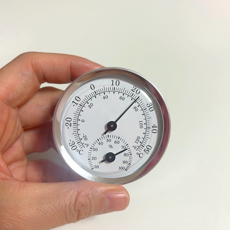 아날로그 소형 미니 온습도계 58mm