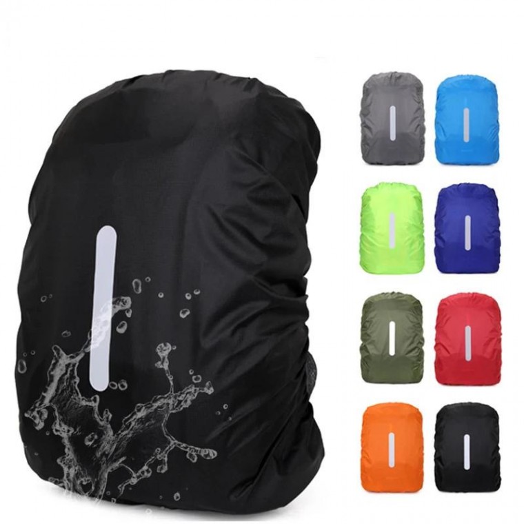레드 S 야간 반사 배낭 레인커버 30-40L