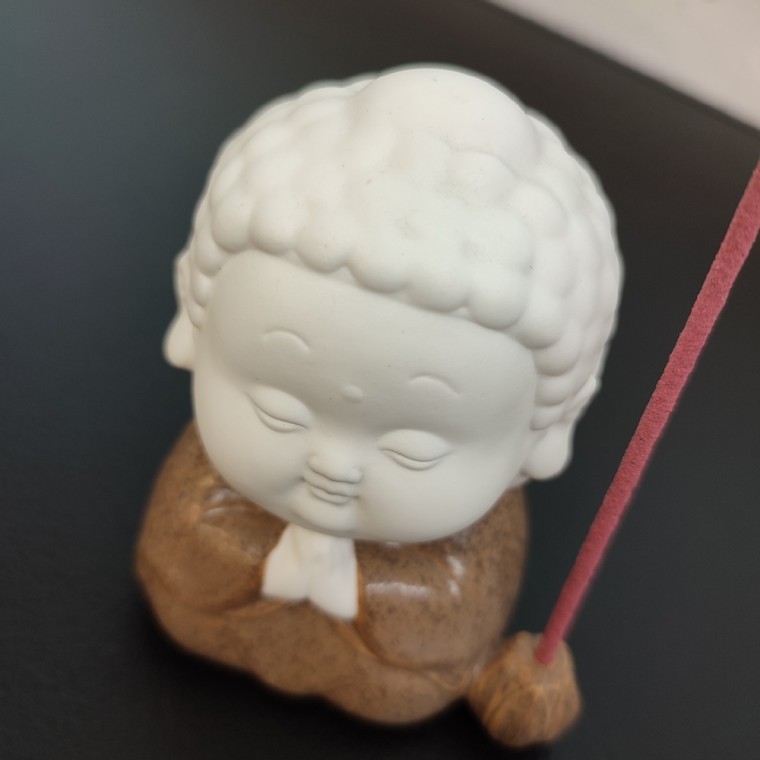 합장 동자승 부처님 인센스홀더 향꽂이