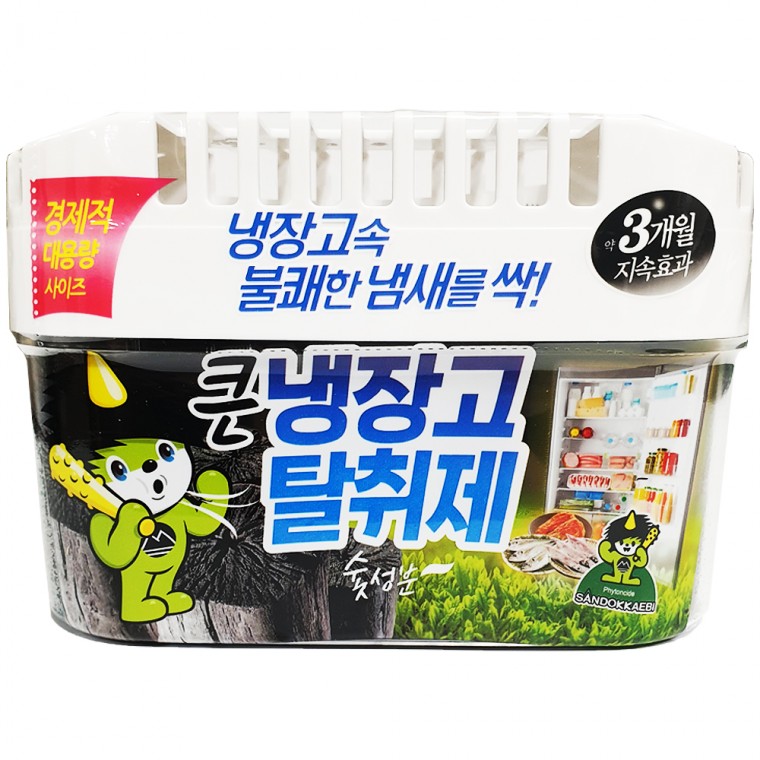 산도깨비 큰 냉장고탈취제 숯(420g) 음식냄새제거