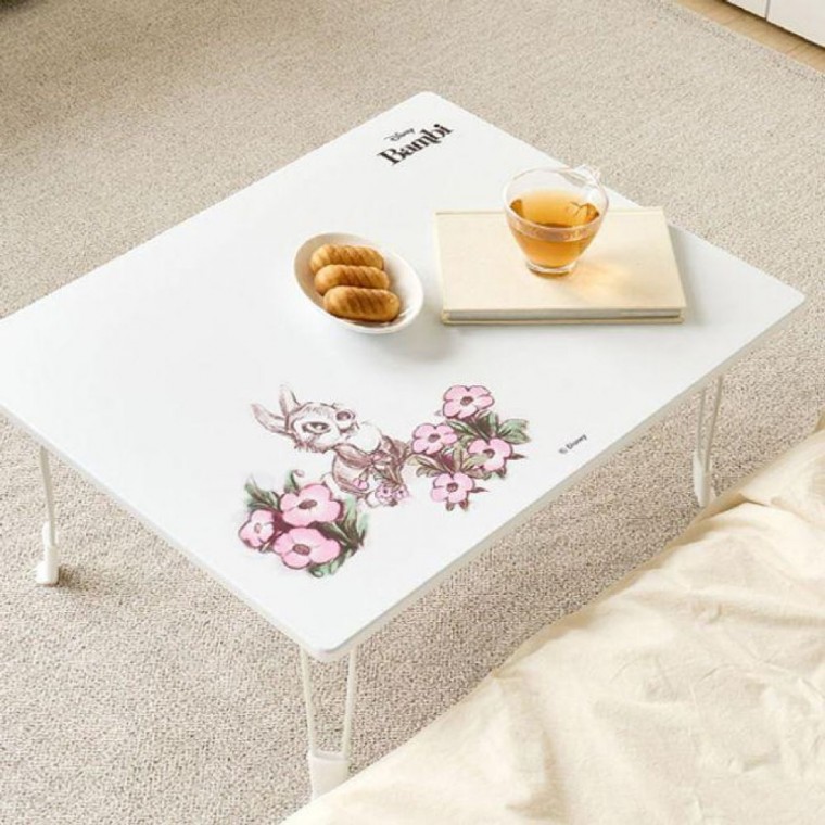 침대용 덤퍼와꽃 테이블 다용도상 거실가구 옆 책상 덤퍼와꽃 책상 미니밥상