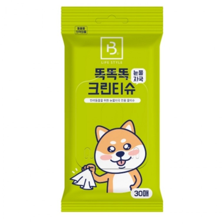 브리더랩 똑똑똑 [눈물자국] 크린티슈 30매