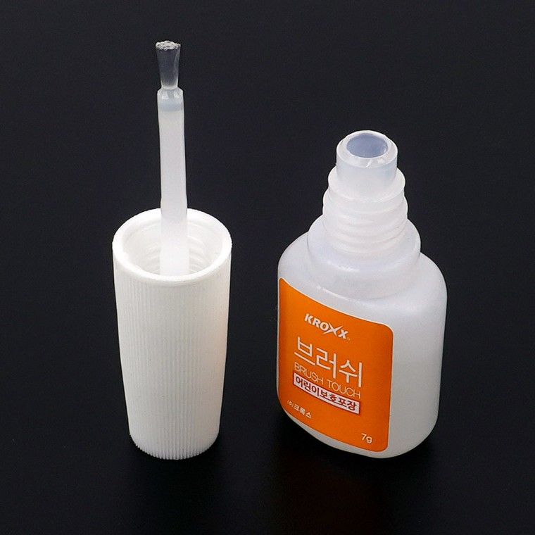 KROXX 순간접착제 브러쉬터치 7g 순간접착제 브러쉬순간접착제 강력접착제 강력본드 다용도접착제
