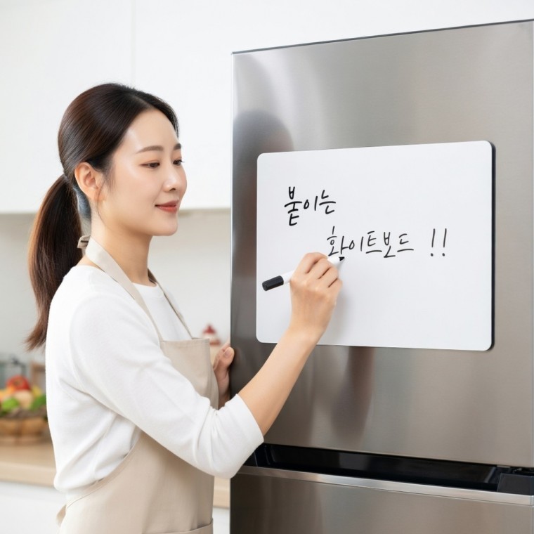 냉장고 자석 화이트보드 칠판 식단표 자석시트 일정표 메모
