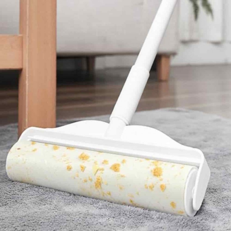 돌돌이 밀대 16cm 3단 애완견브러쉬 반영구돌돌이 롤클리너 애완동물돌돌이