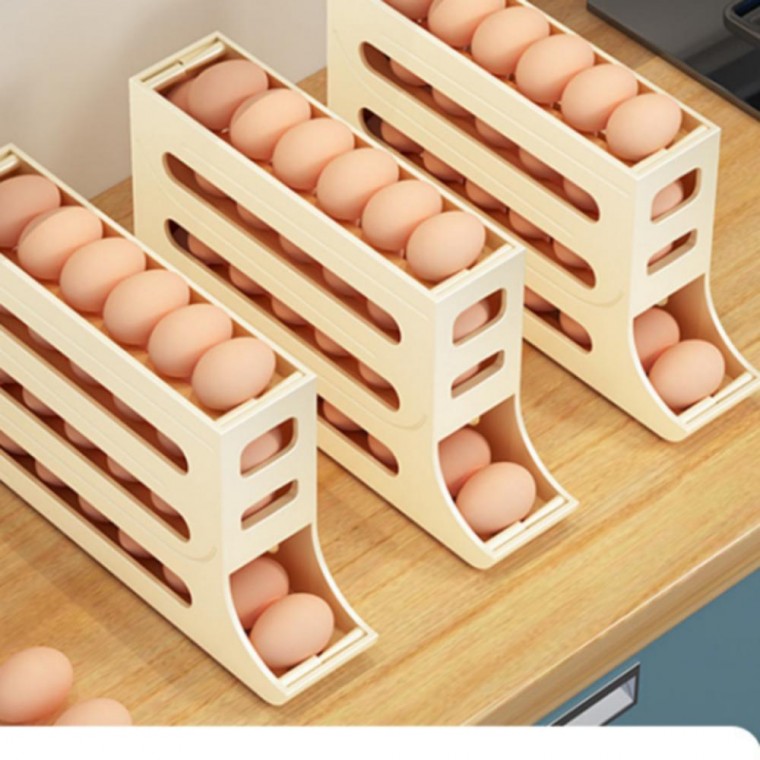 계란정리 에그트레이 보관함 냉장고 30구 달걀보관함 달걀 자동롤링 계란