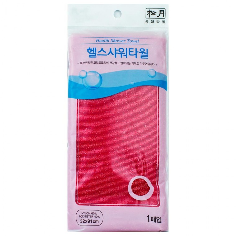 송월 헬스 샤워타올 32 x 91cm 5개-색상랜덤