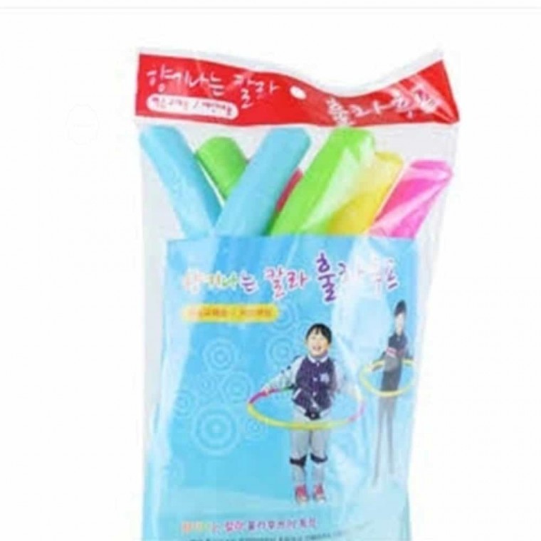 향기나는 칼라 훌라후프 어린이용 허리스트레칭기구 훌라우프 조립식