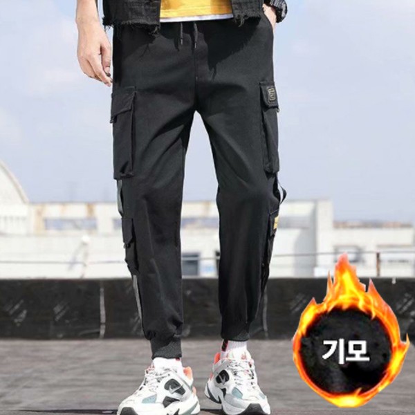 기모안감 밴딩카고바지 포켓조거팬츠 IS-PA26