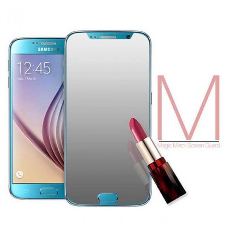 PB 正品 국산 거울 기능 프리미엄 코팅 GALAXY S6 MAGIC MIRROR 액정