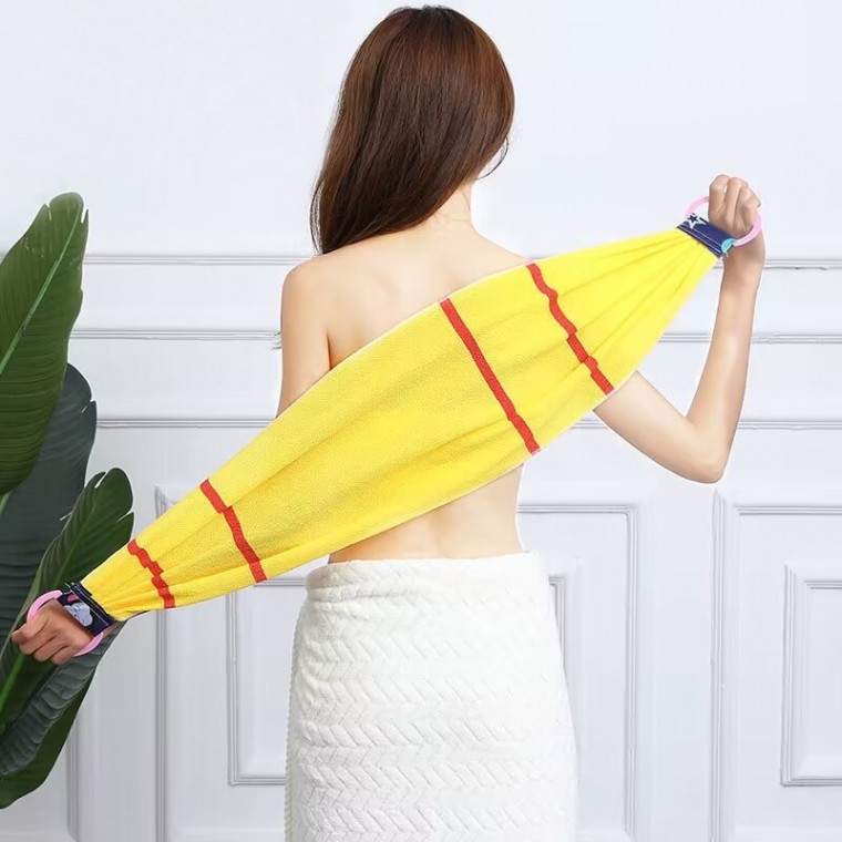 원터치 양손 고리 롱 타월 때밀이타올 각질케어 묵은때 노폐물