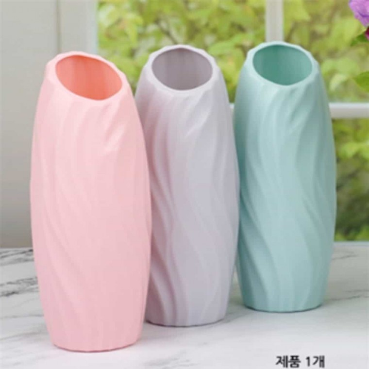 꽃병 타원형 꽃화병 조화꽃병 생화화병